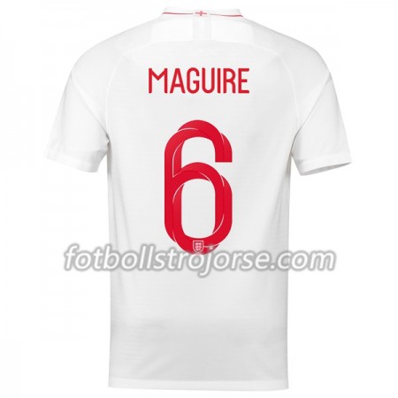 England Matchtröjor Maguire 6 Hemma Fotbollströja VM 2018